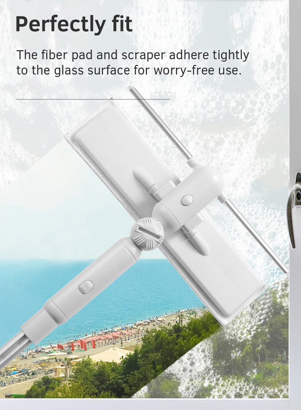 U-shaped Glass Wiper 2 in 1-8